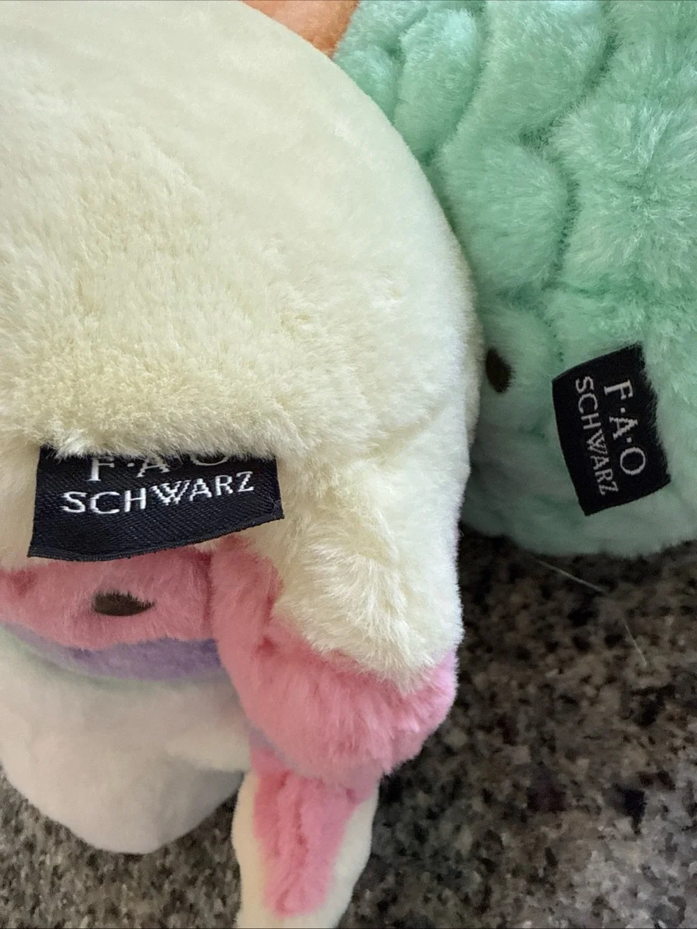 FAO Schwarz Light Up Plush Stuffy Cat Mermaid Rainbow & Glow Brights Corgi Plush